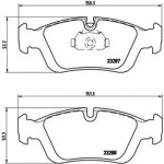 Brembo Σετ τακάκια, Δισκόφρενα - P 06 024