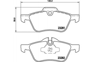 Brembo Σετ τακάκια, Δισκόφρενα - P 06 030
