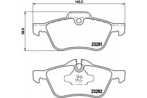 Brembo Σετ τακάκια, Δισκόφρενα - P 06 030