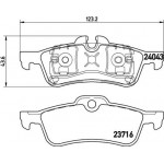 Brembo Σετ τακάκια, Δισκόφρενα - P 06 032