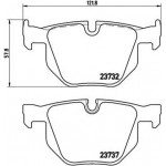 Brembo Σετ τακάκια, Δισκόφρενα - P 06 033X