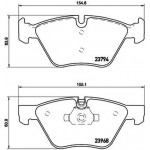 Brembo Σετ τακάκια, Δισκόφρενα - P 06 036
