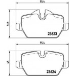 Brembo Σετ τακάκια, Δισκόφρενα - P 06 037X