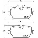 Brembo Σετ τακάκια, Δισκόφρενα - P 06 037