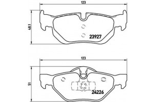 Brembo Σετ τακάκια, Δισκόφρενα - P 06 038