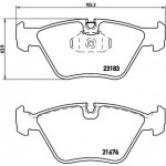 Brembo Σετ τακάκια, Δισκόφρενα - P 06 043