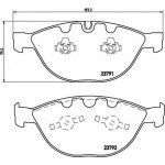 Brembo Σετ τακάκια, Δισκόφρενα - P 06 047