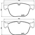 Brembo Σετ τακάκια, Δισκόφρενα - P 06 049