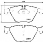 Brembo Σετ τακάκια, Δισκόφρενα - P 06 054X