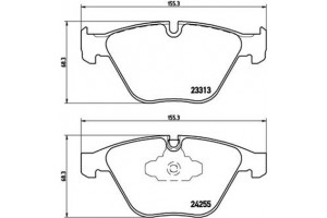 Brembo Σετ τακάκια, Δισκόφρενα - P 06 055