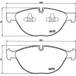 Brembo Σετ τακάκια, Δισκόφρενα - P 06 058