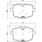 Brembo Σετ τακάκια, Δισκόφρενα - P 06 061