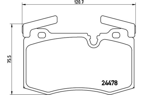 Brembo Σετ τακάκια, Δισκόφρενα - P 06 068