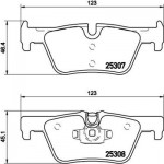 Brembo Σετ τακάκια, Δισκόφρενα - P 06 071