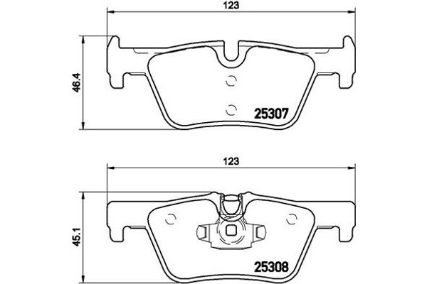 Brembo Σετ τακάκια, Δισκόφρενα - P 06 071