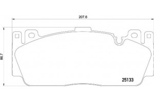Brembo Σετ τακάκια, Δισκόφρενα - P 06 079