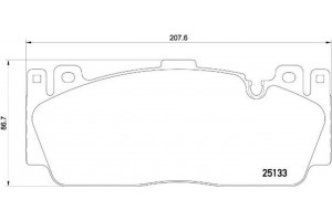 Brembo Σετ τακάκια, Δισκόφρενα - P 06 079