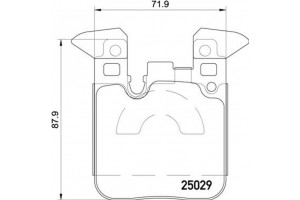 Brembo Σετ τακάκια, Δισκόφρενα - P 06 087