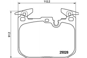 Brembo Σετ τακάκια, Δισκόφρενα - P 06 088X