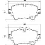 Brembo Σετ τακάκια, Δισκόφρενα - P 06 092