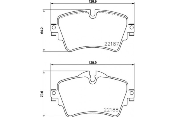 Brembo Σετ τακάκια, Δισκόφρενα - P 06 092