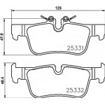 Brembo Σετ τακάκια, Δισκόφρενα - P 06 094