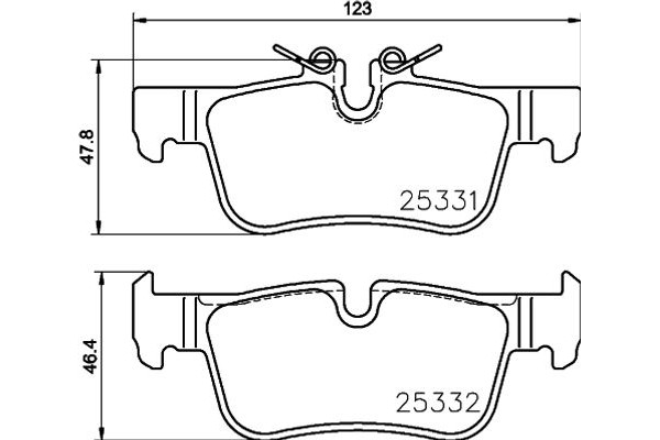 Brembo Σετ τακάκια, Δισκόφρενα - P 06 094