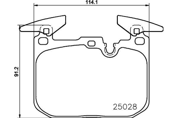 Brembo Σετ τακάκια, Δισκόφρενα - P 06 096