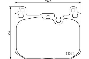 Brembo Σετ τακάκια, Δισκόφρενα - P 06 097
