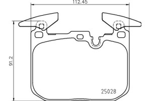Brembo Σετ τακάκια, Δισκόφρενα - P 06 098