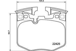 Brembo Σετ τακάκια, Δισκόφρενα - P 06 099