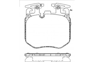Brembo Σετ τακάκια, Δισκόφρενα - P 06 106