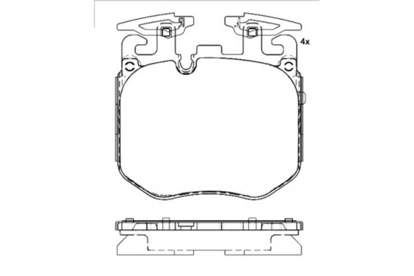 Brembo Σετ τακάκια, Δισκόφρενα - P 06 106