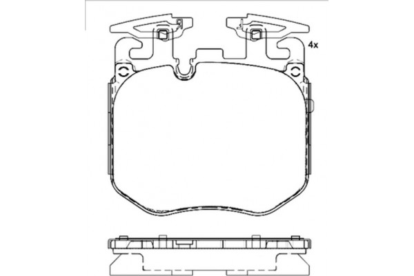 Brembo Σετ τακάκια, Δισκόφρενα - P 06 106