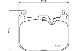 Brembo Σετ τακάκια, Δισκόφρενα - P 06 110