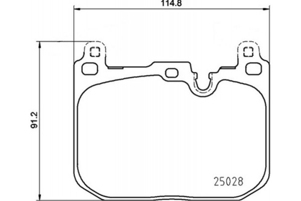 Brembo Σετ τακάκια, Δισκόφρενα - P 06 110