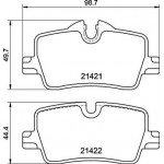 Brembo Σετ τακάκια, Δισκόφρενα - P 06 113