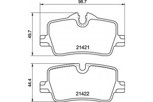 Brembo Σετ τακάκια, Δισκόφρενα - P 06 113