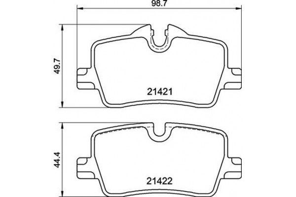 Brembo Σετ τακάκια, Δισκόφρενα - P 06 113