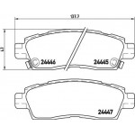 Brembo Σετ τακάκια, Δισκόφρενα - P 10 010