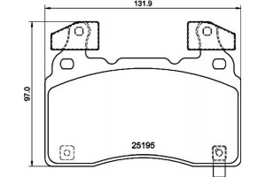 Brembo Σετ τακάκια, Δισκόφρενα - P 10 064