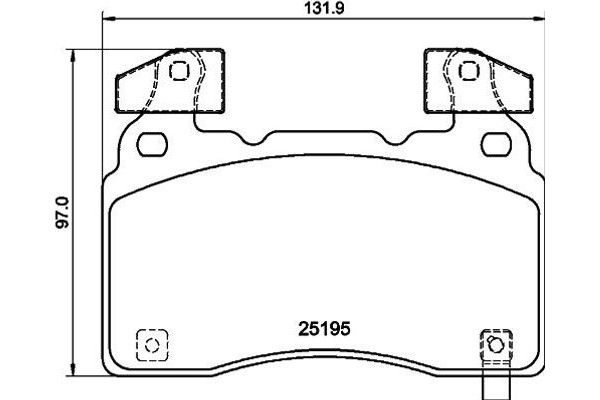 Brembo Σετ τακάκια, Δισκόφρενα - P 10 064