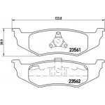 Brembo Σετ τακάκια, Δισκόφρενα - P 11 010