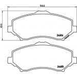 Brembo Σετ τακάκια, Δισκόφρενα - P 11 022