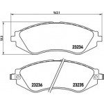 Brembo Σετ τακάκια, Δισκόφρενα - P 15 002