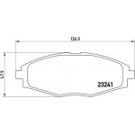 Brembo Σετ τακάκια, Δισκόφρενα - P 15 006