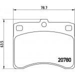 Brembo Σετ τακάκια, Δισκόφρενα - P 16 003