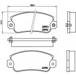 Brembo Σετ τακάκια, Δισκόφρενα - P 23 013