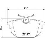 Brembo Σετ τακάκια, Δισκόφρενα - P 23 026