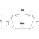 Brembo Σετ τακάκια, Δισκόφρενα - P 23 064